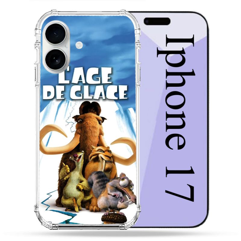 Coque Renforcée Magsafe Pour Iphone 17 L'âge de Glace Affiche