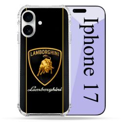 Coque Renforcée Magsafe Pour Iphone 17 Lamborghini Carbone