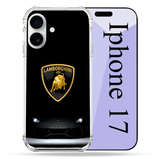 Coque Renforcée Magsafe Pour Iphone 17 Lamborghini Noir