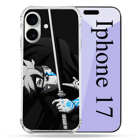 Coque Renforcée Magsafe Pour Iphone 17 Manga Boruto Epée