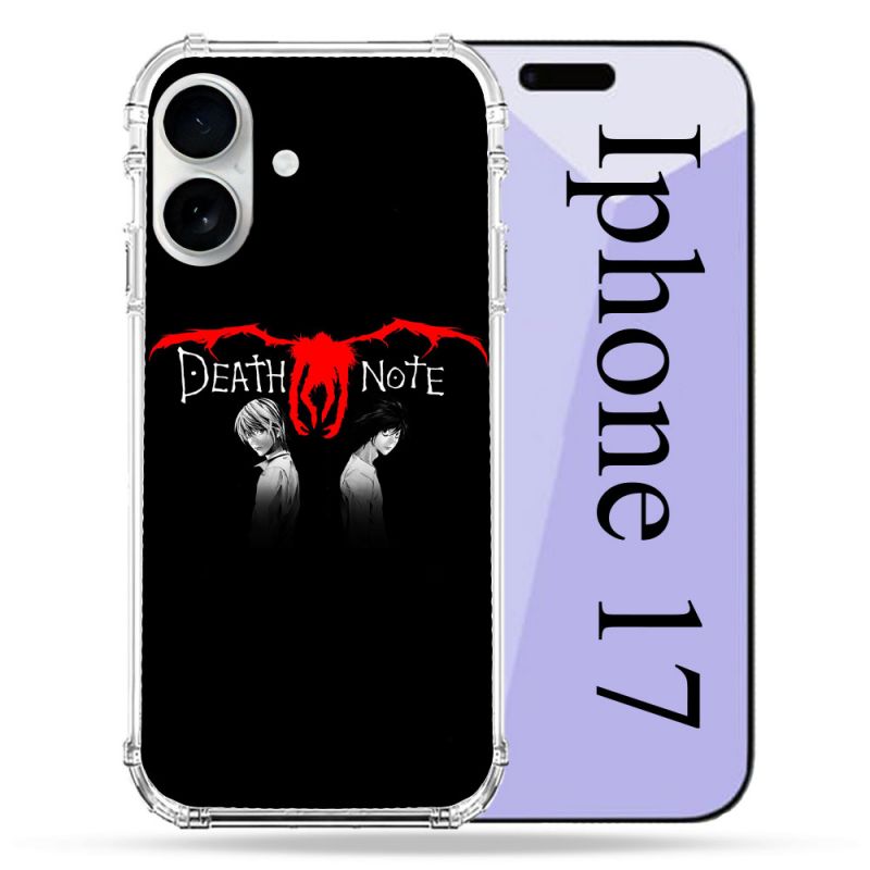 Coque Renforcée Magsafe Pour Iphone 17 Manga Death Note Noir