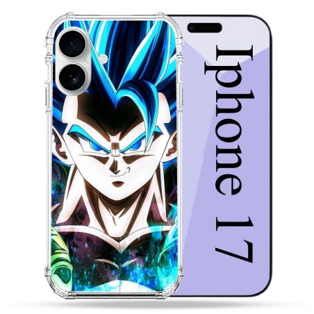 Coque Renforcée Magsafe Pour Iphone 17 Manga Dragon Ball Gogeta Visage