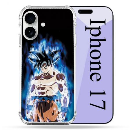 Coque Renforcée Magsafe Pour Iphone 17 Manga Dragon Ball Sangoku Noir