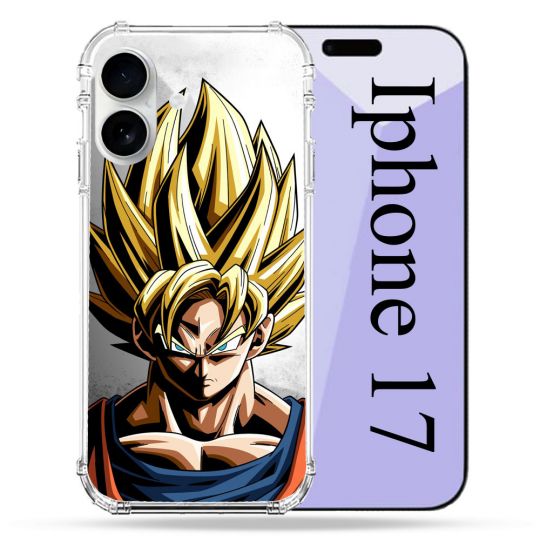 Coque Renforcée Magsafe Pour Iphone 17 Manga Dragon Ball Sangoku Portrait