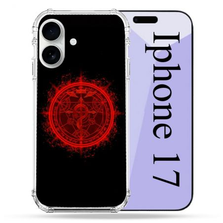 Coque Renforcée Magsafe Pour Iphone 17 Manga Fullmetal Alchemist Logo