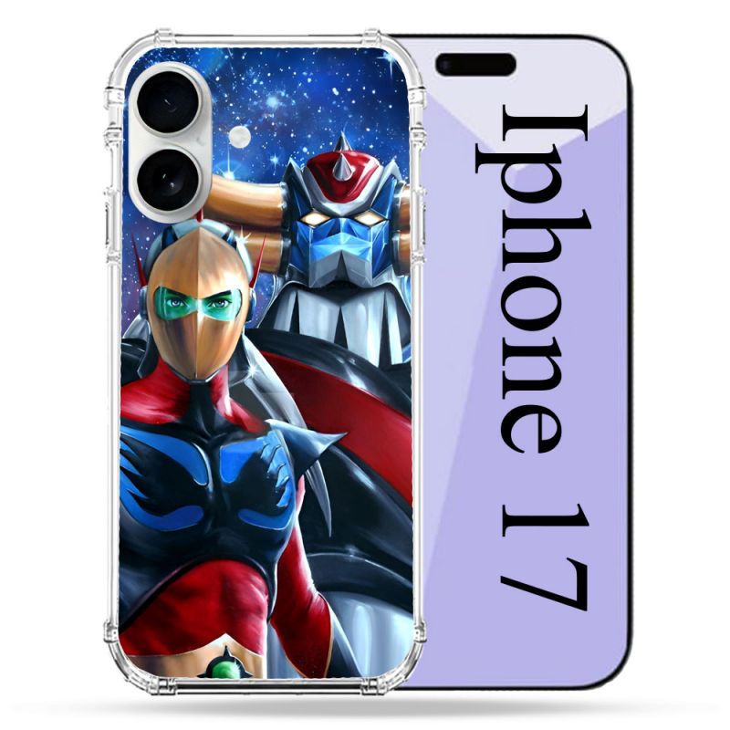 Coque Renforcée Magsafe Pour Iphone 17 Manga Goldorak