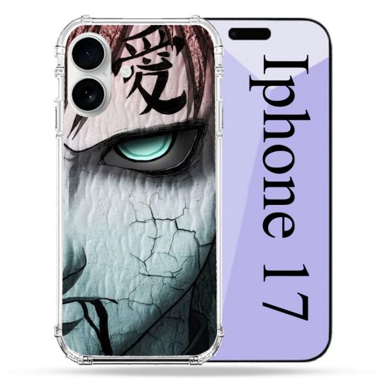 Coque Renforcée Magsafe Pour Iphone 17 Manga Naruto Gaara