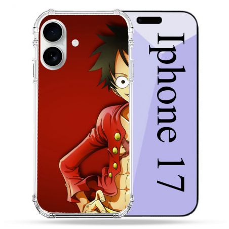 Coque Renforcée Magsafe Pour Iphone 17 Manga One Piece Luffy