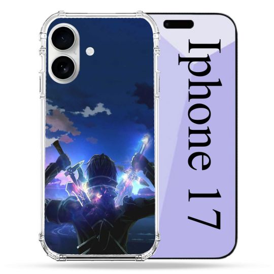 Coque Renforcée Magsafe Pour Iphone 17 Manga SAO sword Art Online Epee