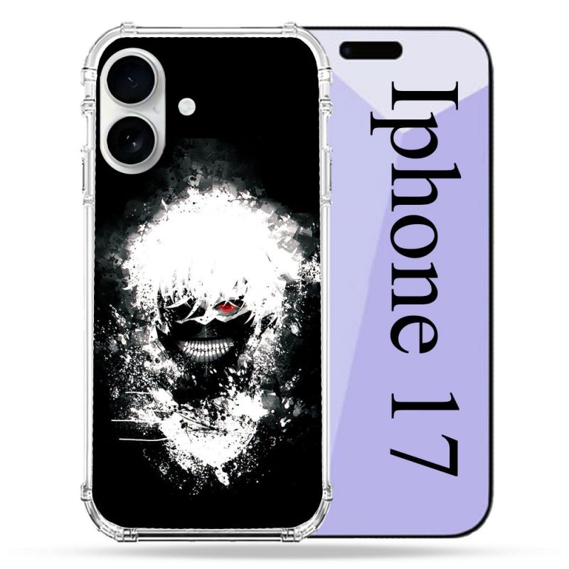 Coque Renforcée Magsafe Pour Iphone 17 Manga Tokyo Ghoul Kaneki Tag