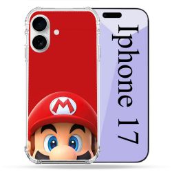 Coque Renforcée Magsafe Pour Iphone 17 Mario Rouge
