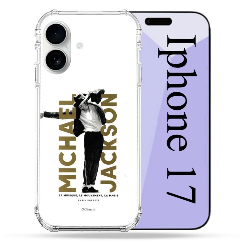 Coque Renforcée Magsafe Pour Iphone 17 Michael Jackson Blanc