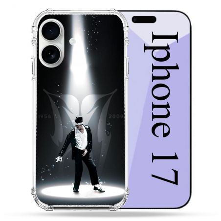 Coque Renforcée Magsafe Pour Iphone 17 Michael Jackson Noir