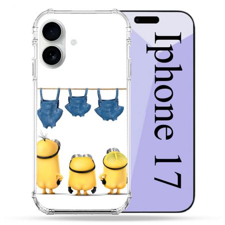 Coque Renforcée Magsafe Pour Iphone 17 Minions Nus