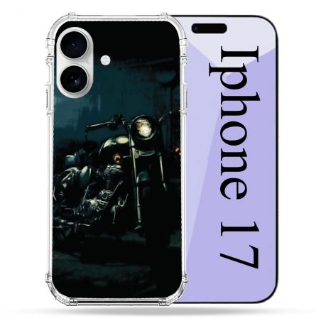 Coque Renforcée Magsafe Pour Iphone 17 Moto Harley Vintage