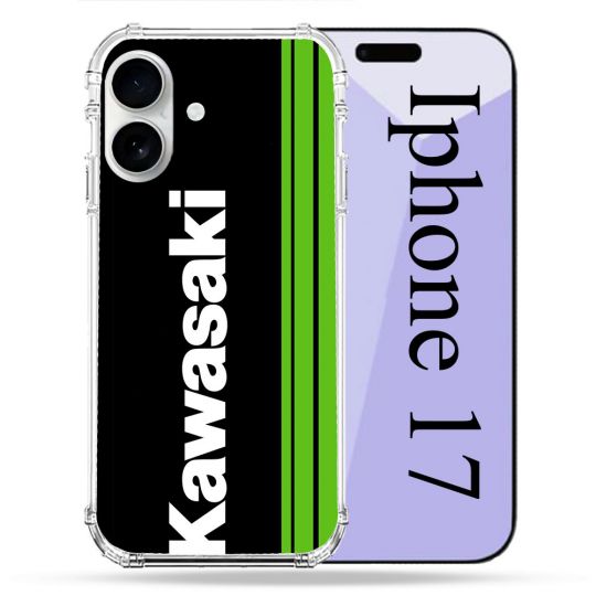 Coque Renforcée Magsafe Pour Iphone 17 Moto Kawasaki