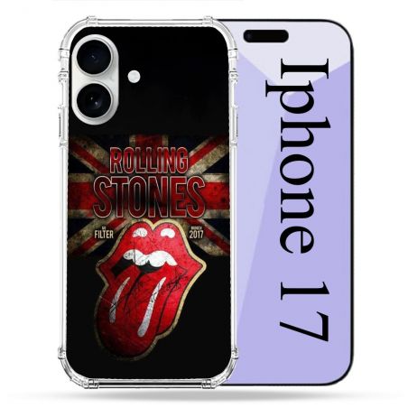 Coque Renforcée Magsafe Pour Iphone 17 Musique Rolling Stones
