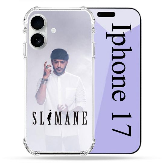 Coque Renforcée Magsafe Pour Iphone 17 Musique Slimane Blanc