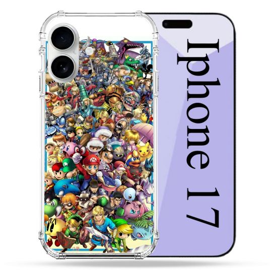 Coque Renforcée Magsafe Pour Iphone 17 Nintendo