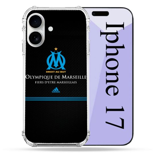 Coque Renforcée Magsafe Pour Iphone 17 Olympique Marseille OM Fier etre Marseillais