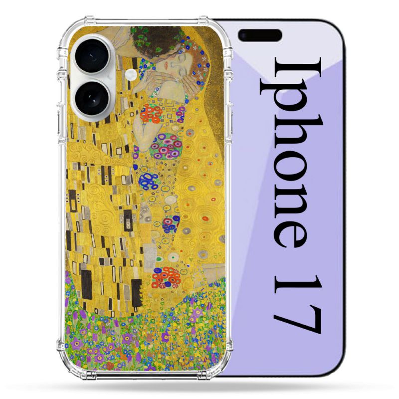 Coque Renforcée Magsafe Pour Iphone 17 Peinture Le Baiser