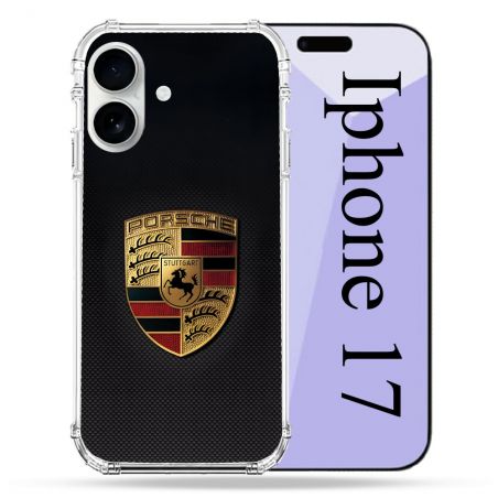 Coque Renforcée Magsafe Pour Iphone 17 Porsche Carbone