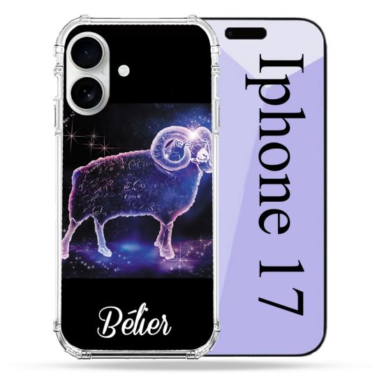 Coque Renforcée Magsafe Pour Iphone 17 Signe Zodiaque 2 Bélier