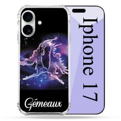 Coque Renforcée Magsafe Pour Iphone 17 Signe Zodiaque 2 Gémeaux