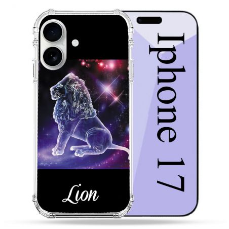 Coque Renforcée Magsafe Pour Iphone 17 Signe Zodiaque 2 Lion