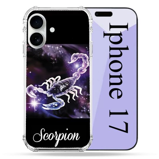 Coque Renforcée Magsafe Pour Iphone 17 Signe Zodiaque 2 Scorpion