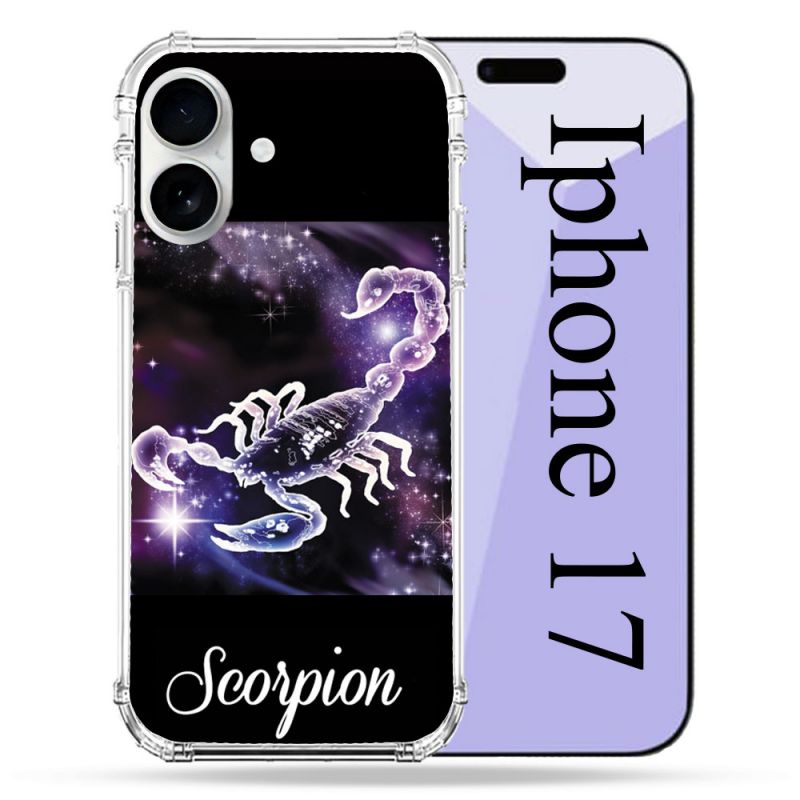 Coque Renforcée Magsafe Pour Iphone 17 Signe Zodiaque 2 Scorpion