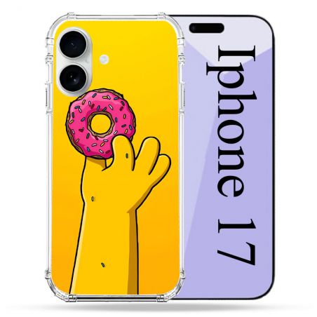 Coque Renforcée Magsafe Pour Iphone 17 Simpson Donuts