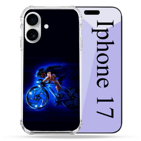 Coque Renforcée Magsafe Pour Iphone 17 Sport Cyclisme Bleu