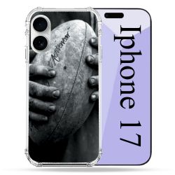 Coque Renforcée Magsafe Pour Iphone 17 Sport Rugby Ballon Vintage