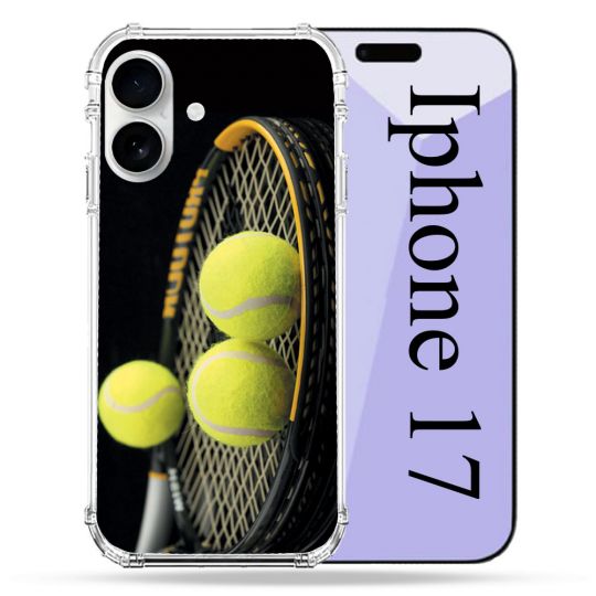 Coque Renforcée Magsafe Pour Iphone 17 Sport Tennis Balls