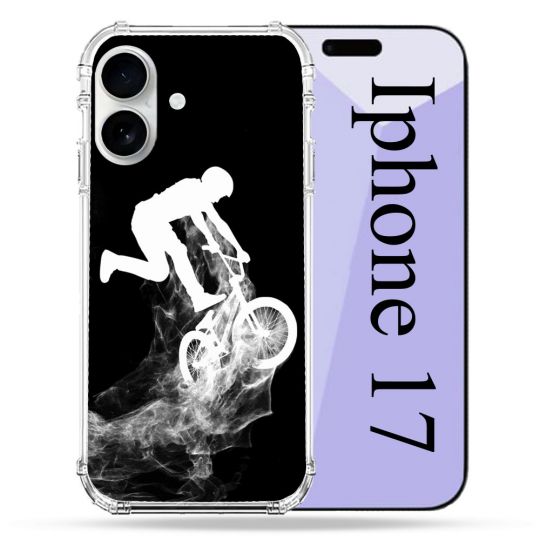 Coque Renforcée Magsafe Pour Iphone 17 Sport VTT Noir