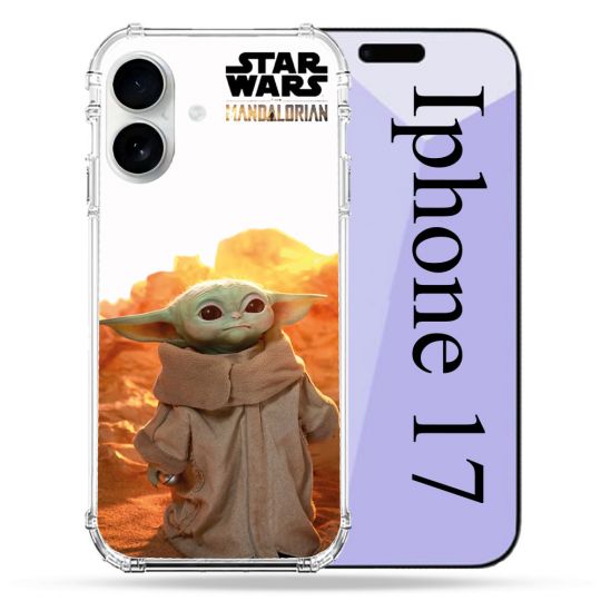 Coque Renforcée Magsafe Pour Iphone 17 Star Wars - Yoda bebe soleil