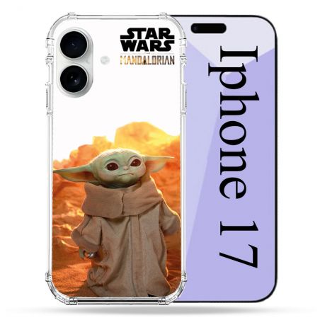Coque Renforcée Magsafe Pour Iphone 17 Star Wars - Yoda bebe soleil