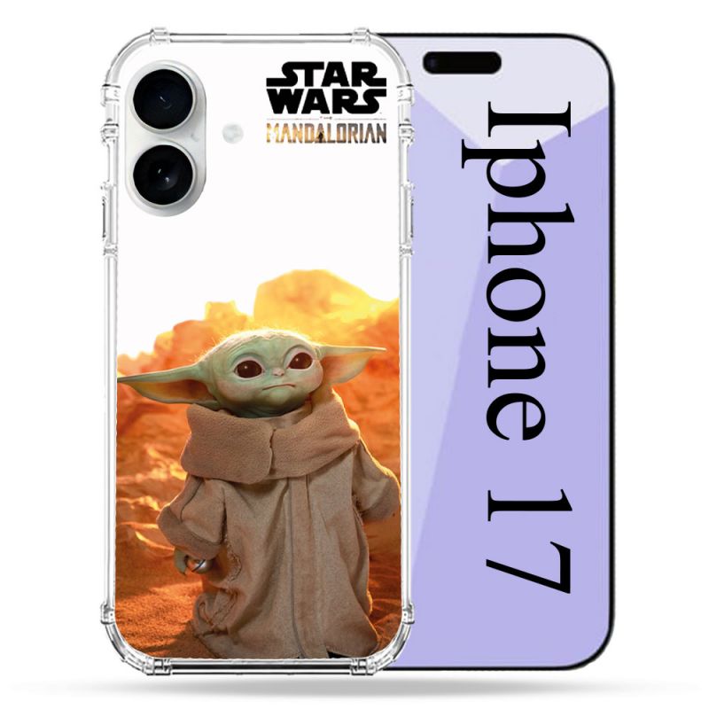 Coque Renforcée Magsafe Pour Iphone 17 Star Wars - Yoda bebe soleil