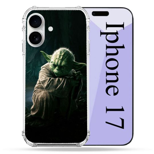 Coque Renforcée Magsafe Pour Iphone 17 Star Wars - Yoda sombre