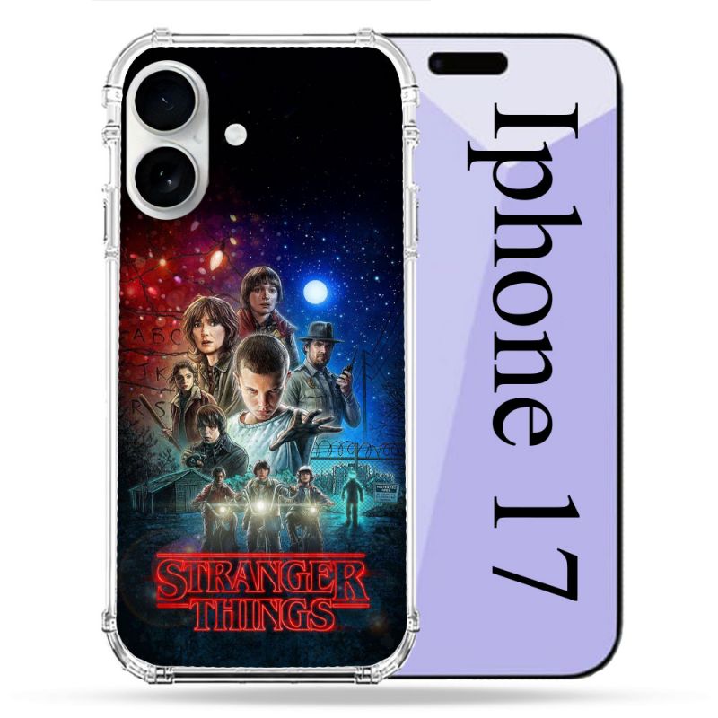 Coque Renforcée Magsafe Pour Iphone 17 Stranger Things Affiche 1