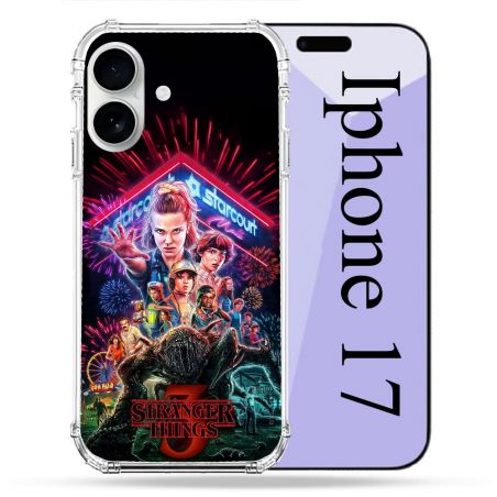 Coque Renforcée Magsafe Pour Iphone 17 Stranger Things Affiche 3