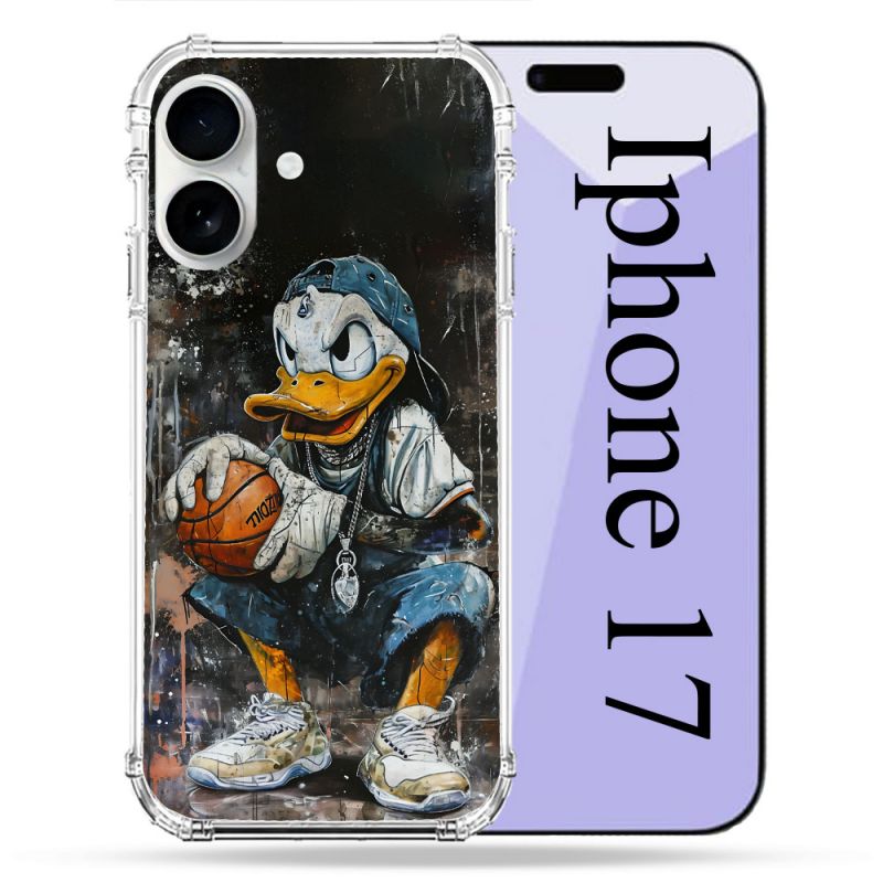 Coque Renforcée Magsafe Pour Iphone 17 Street Art Donald Duck