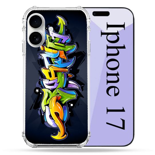 Coque Renforcée Magsafe Pour Iphone 17 Street Art Graffiti
