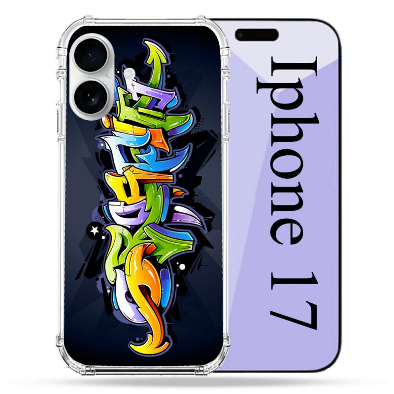 Coque Renforcée Magsafe Pour Iphone 17 Street Art Graffiti
