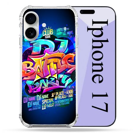 Coque Renforcée Magsafe Pour Iphone 17 Street Art Rap