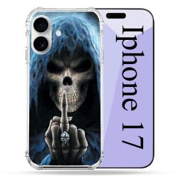 Coque Renforcée Magsafe Pour Iphone 17 Tete de Mort Doigt