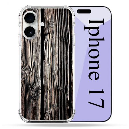 Coque Renforcée Magsafe Pour Iphone 17 Texture Bois