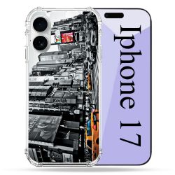 Coque Renforcée Magsafe Pour Iphone 17 Voyage Amerique USA New York Taxi