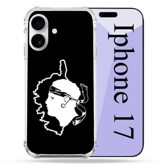 Coque Renforcée Magsafe Pour Iphone 17 Voyage Corse Noir